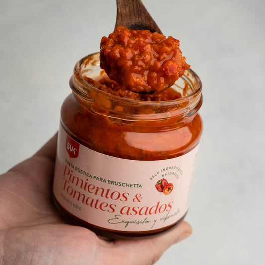 PASTA DE PIMIENTOS Y TOMATES ASADOS 200g - SUK