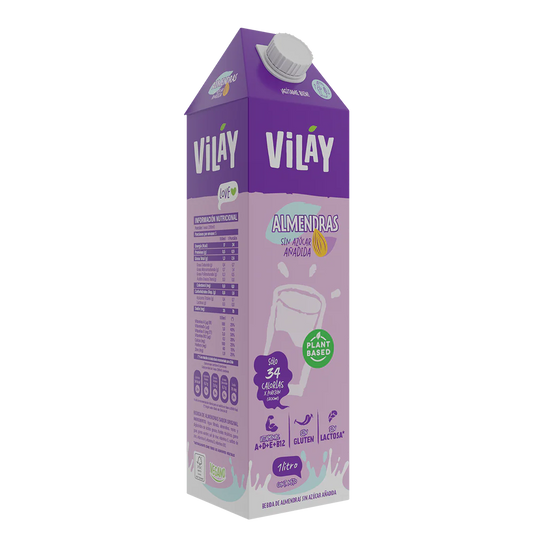 ALMENDRAS SIN AZÚCAR AÑADIDA 1L