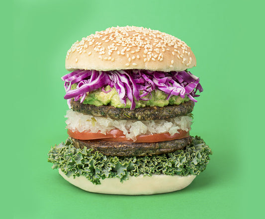 HAMBURGUESA DE POROTO 4 UNIDADES - VEGUSTA