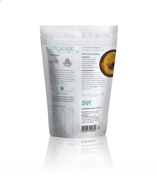 LENTEJAS ROJAS 500g - SUK