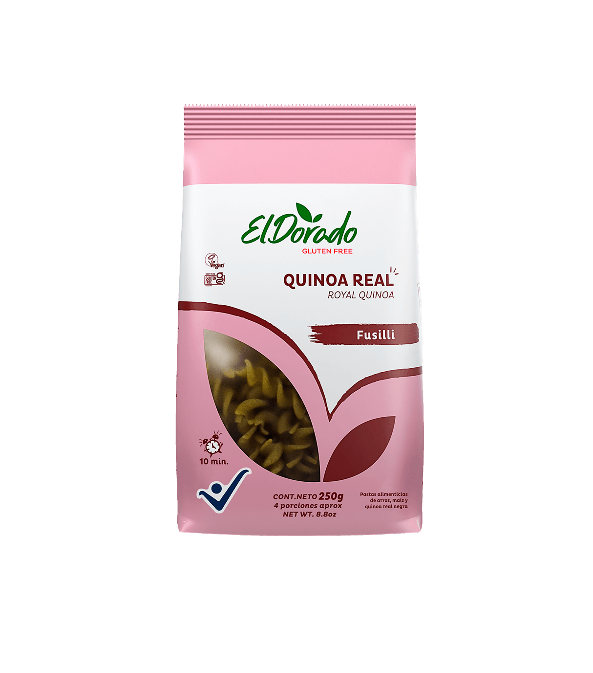 PASTA DE QUINOA REAL FUSILLI 250g - EL DORADO