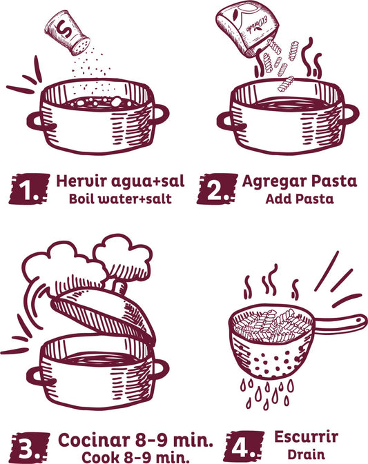 PASTA DE QUINOA REAL FUSILLI 250g - EL DORADO