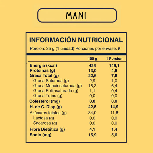 SOUL BAR MANÍ - 35g