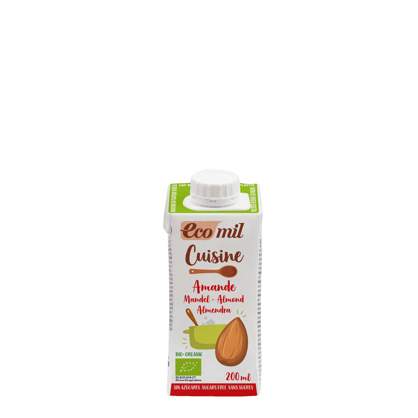 CUSINE CREMA DE ALMENDRAS 200 mL - ECOMIL