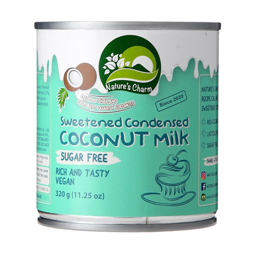LECHE CONDENSADA DE COCO SIN AZUCAR 320g - NATURE'S CHARM