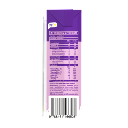ALMENDRA VAINILLA GO! 200 ML