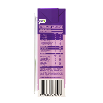 ALMENDRAS ORIGINAL GO! 200 ML