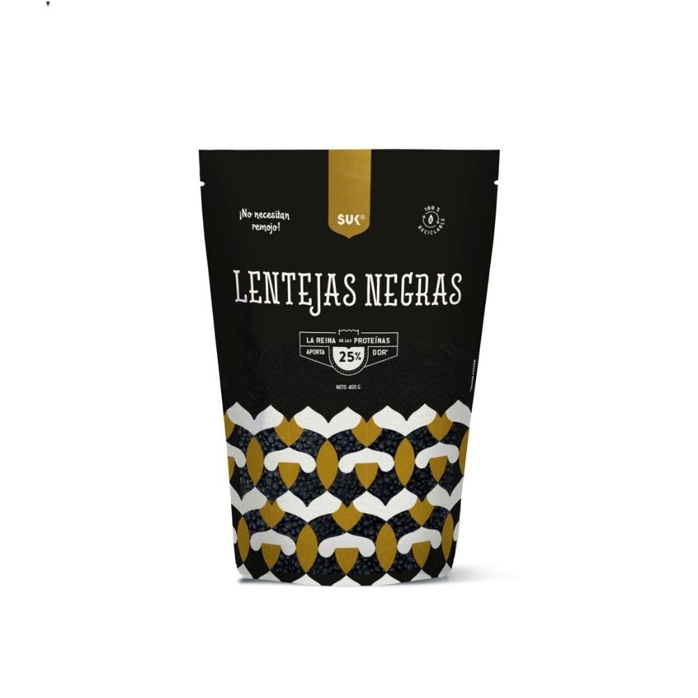 LENTEJAS NEGRAS 400g - SUK