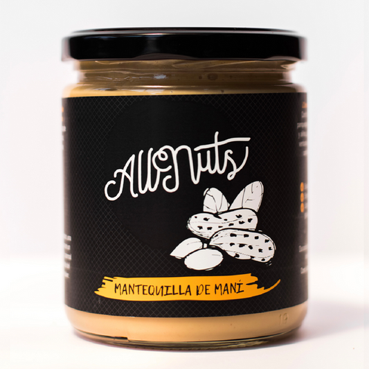 MANTEQUILLA DE MANI CREMOSA 450g - ALL NUTS