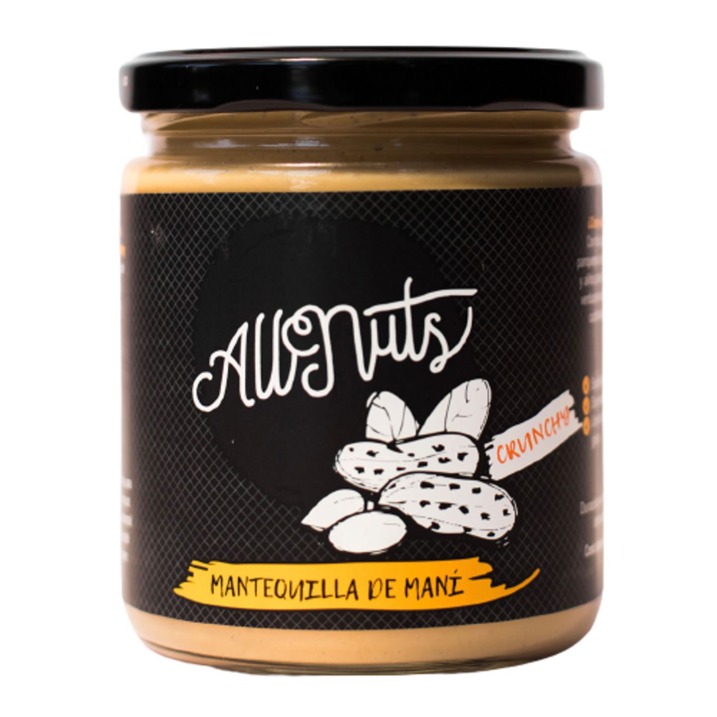 MANTEQUILLA DE MANI CRUNCHY 450g - ALL NUTS
