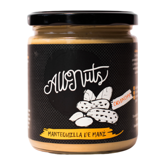 MANTEQUILLA DE MANI CRUNCHY 450g - ALL NUTS