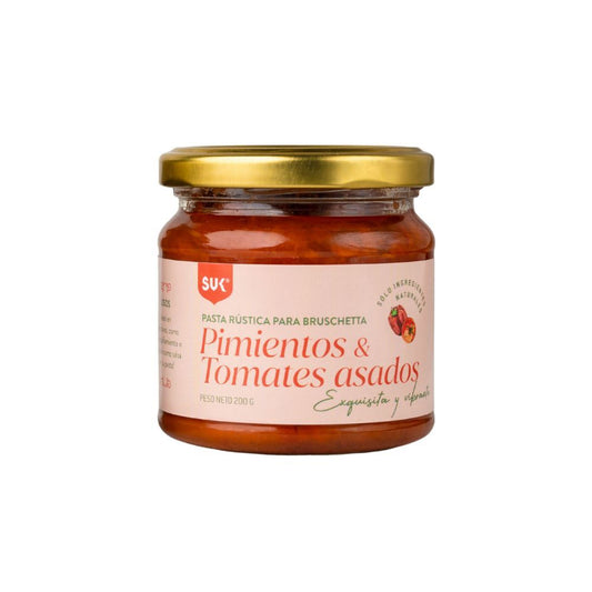 PASTA DE PIMIENTOS Y TOMATES ASADOS 200g - SUK