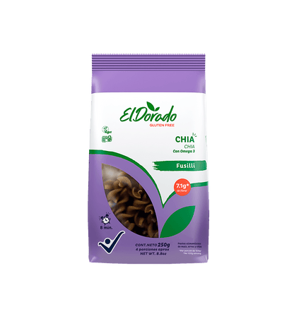 PASTA DE CHIA FUSILLE 250g - EL DORADO