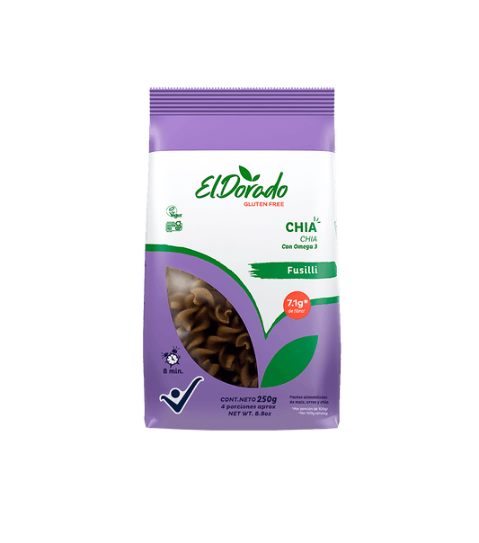 PASTA DE CHIA FUSILLE 250g - EL DORADO