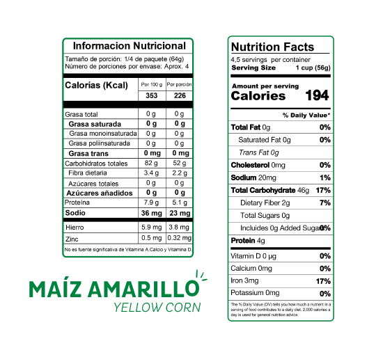 PASTA DE MAÍZ SPAGHETTI 250g - EL DORADO