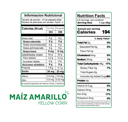 PASTA DE MAÍZ SPAGHETTI 250g - EL DORADO