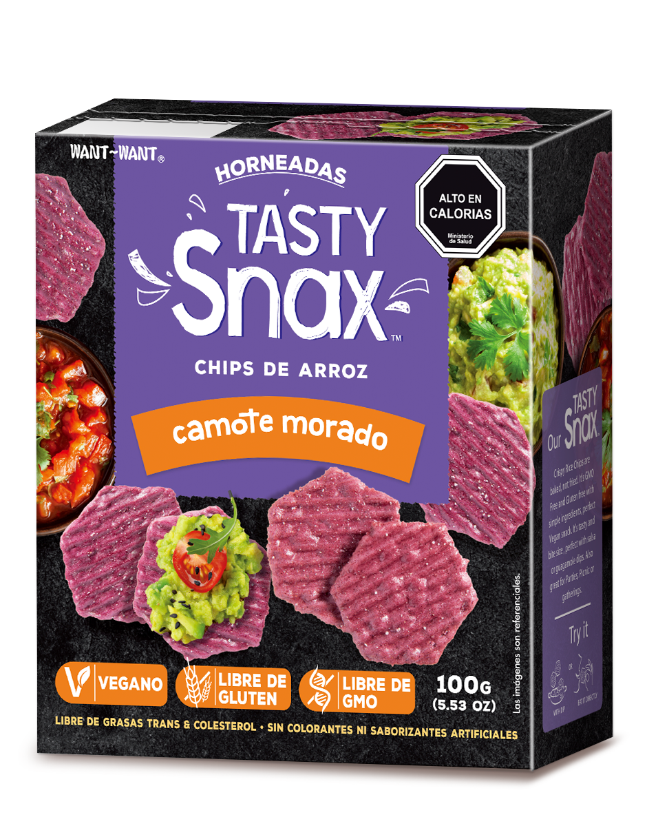 TASTY SNAX CAMOTE MORADO 100g - EATY