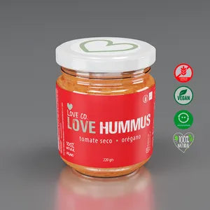 HUMMUS TOMATE SECO - OREGANO 220g - LOVE CO