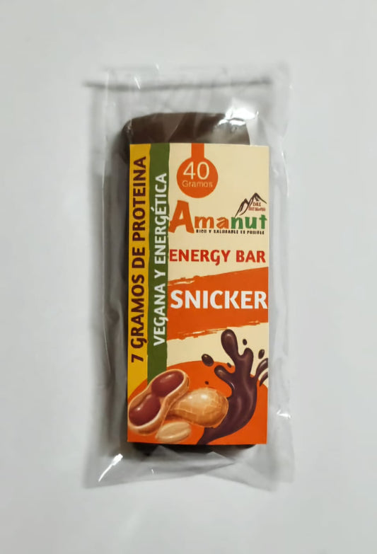 BARRA ENERGETICA SNICKER 40g - AMANUT