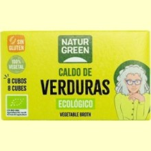 CALDO DE VERDURAS ECOLÓGICO SIN GLUTEN NATUR GREEN 84g
