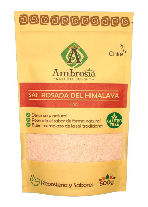 SAL ROSADA DEL HIMALAYA FINA 500g - AMBROSIA